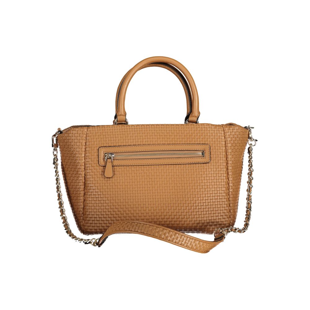 Guess Jeans Braun Polyethylen Frauen Handtasche